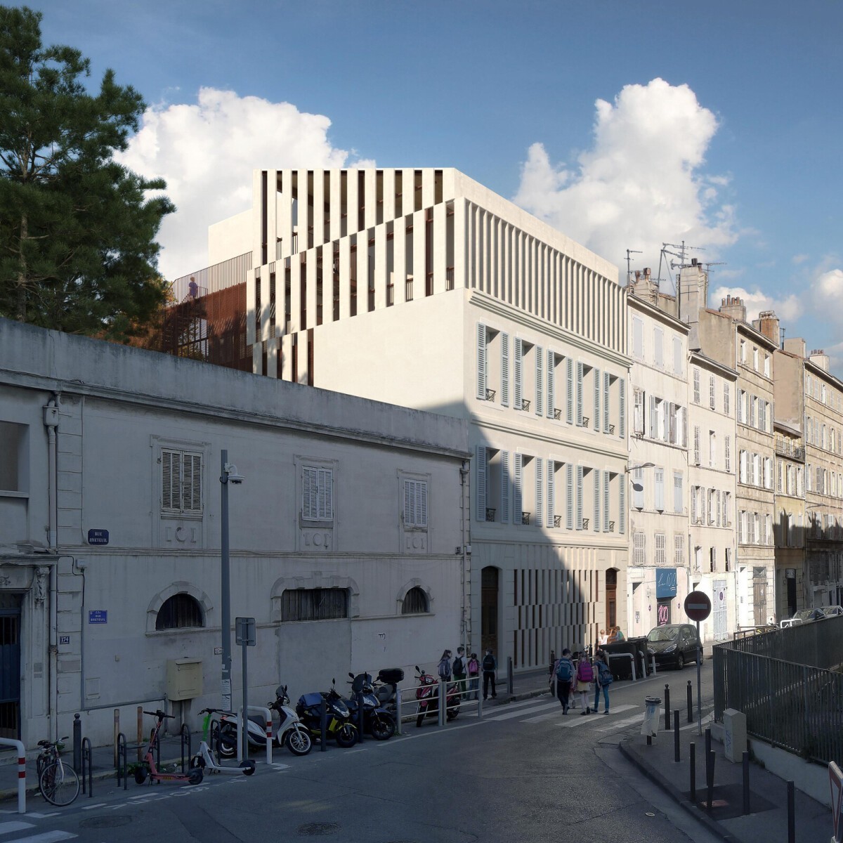 Restructuration et surélévation d’un immeuble  - Cours Notre Dame de France Marseille